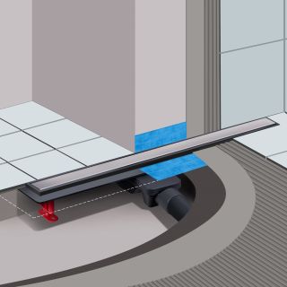 Душевой лоток Berges Optim Line 090505 50см хром глянцевый