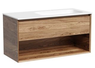 Подвесная тумба под раковину Sancos Marmi 1.0 MR1.0100RECH правая 99см дуб чарльстон