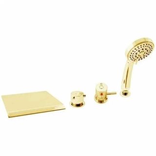 Смеситель на борт ванны Rav Slezak Dunaj DT274.5PZ золото