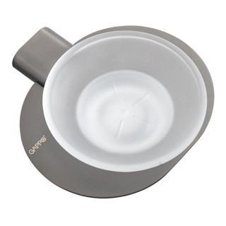 Мыльница Gappo G30902-9 сатин/оружейная сталь