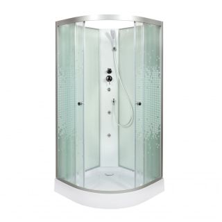 Душевая кабина Deto L 901 N с гидромассажем 100х100х200 см
