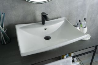 Раковина Gid N9111 51122 накладная белая 60x46x17