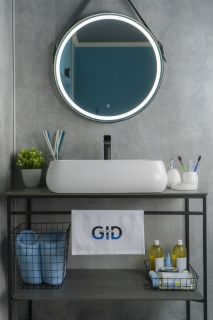 Раковина Gid N9239 51134 накладная белая 60x40x15