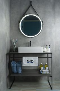 Раковина Gid N9256 51172 накладная белая 60x42x14