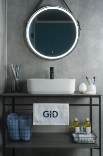 Раковина Gid N9445 51155 накладная белая 52x41.5x15