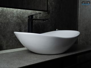 Раковина Gid N9811 51175 накладная белая 61x37x15