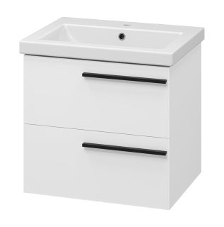 Подвесная тумба под раковину Misty Ненси 60см белый