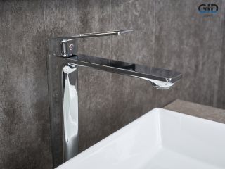 Смеситель высокий для раковины Gid Niagara L057-CH-D L057CHD хром