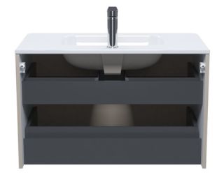 Подвесная тумба с раковиной IDDIS Edifice EDI80C0i95K 80см капучино