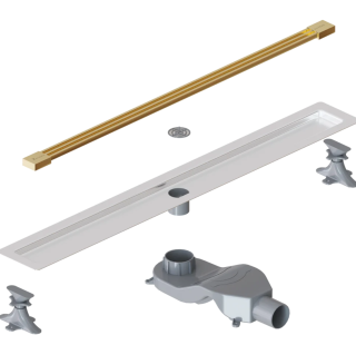 Душевой лоток Boheme B&T Infinity 981-80-MG 80см золото матовое