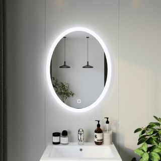 Зеркало с подсветкой Бриклаер Эстель-3 4627125414350 60 см сенсор на зеркале