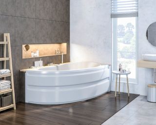 Акриловая ванна Azario Олимп ОЛВ0002 150х90 пристенная