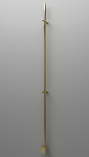 Электрический полотенцесушитель Broner Bruno BR.007.170.0000.SS.MSH 170 см с кнопкой шёлк шампань