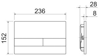Комплект с инсталляцией Ceramica Nova CN3009_1002B_1000 унитаз Forma CN3009 крышка-сиденье с микролифтом и инсталляция Envision CN1002B с чёрной матовой кнопкой смыва Flat