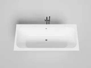 Ванна из искусственного камня Salini Orlanda Axis S-Stone 103222M 180x80см белый матовый