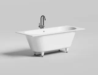 Ванна из искусственного камня Salini Ornella Axis S-Sense 104613GRF 170x70см RAL полностью