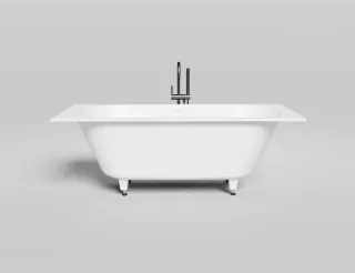 Ванна из искусственного камня Salini Ornella Axis Kit S-Sense 104713MRH 170x70см RAL снаружи