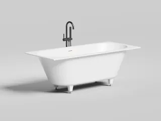 Ванна из искусственного камня Salini Ornella Axis Kit S-Stone 103521MRH 180x80см RAL снаружи