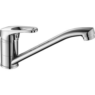 Смеситель для кухни Decoroom с поворотным изливом хром DR21018