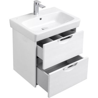 Тумба под раковину Акватон Сильва 60см дуб полярный 1A211801SIW70