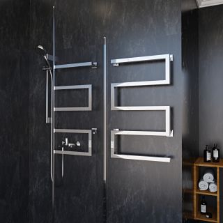 Полотенцесушитель электрический Indigo Sparta DGS80-50Rt 80x50 см хром