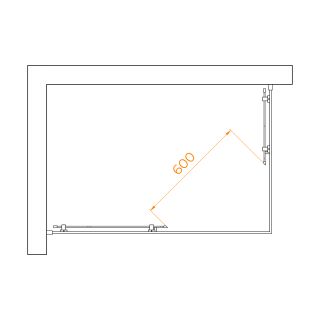 Душевой уголок RGW PA-040B 3508104082-24 80x120см чёрный