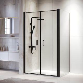 Душевой уголок RGW PA-144B (PA-104B+Z-050-2B+O-104B) 060814478-014 70x80см чёрный