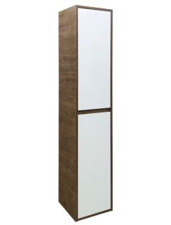 Пенал подвесной Эстет Monaco Wood  ФР-00010690 П 35см белый/дуб рустикальный