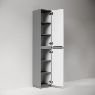 Шкаф-пенал напольный Sancos Folk Floor PFL35FGS 35 см Grey soft