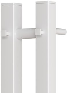 Полотенцесушитель электрический Point Гермес PN13812W П3 8x120см белый матовый