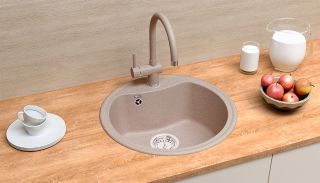 Смеситель для кухни Ulgran Classic Ulgran 021(302) песочный