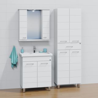 Напольная тумба под раковину Санта Омега 207037 70 см белый