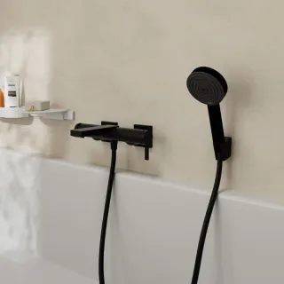 Смеситель для ванны Hansgrohe Tecturis E 73420670 черный