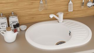 Смеситель для кухни Ulgran Classic U-004-344 ультра-чёрный