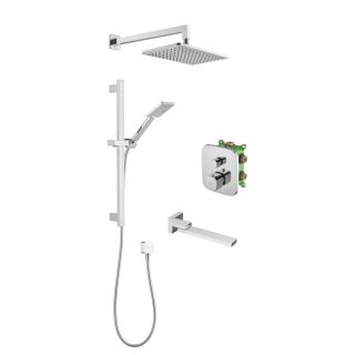 Душевой комплект Swedbe Platta 5562 с термостатом хром
