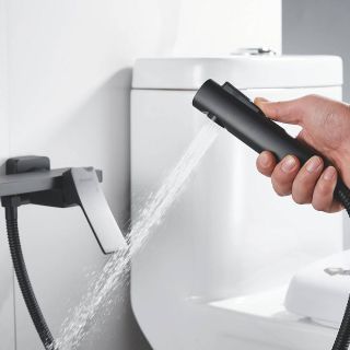 Гигиенический душ со смесителем Shevanik S6105H-1 чёрный