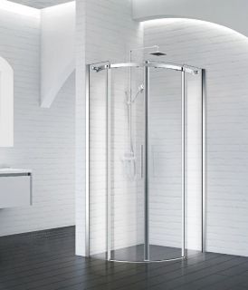 Душевой уголок BelBagno четверть круга хром ACQUA-R-2-90-C-Cr