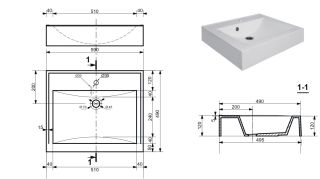 Раковина Эстет Komfort silk ФР-00014940 59см белый