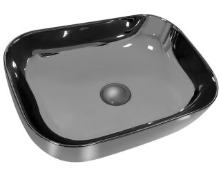 Раковина ABBER Rechteck AC2200GS 46см серебро