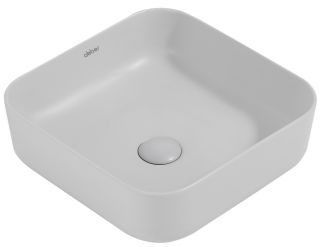 Раковина ABBER Rechteck AC2211MLG 39см светло-серый матовый