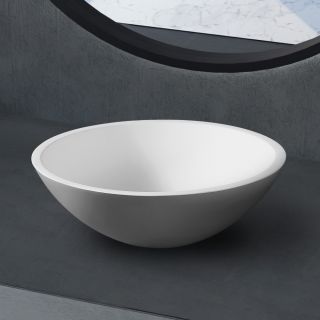 Раковина ABBER Stein AS2608 40см белый матовый