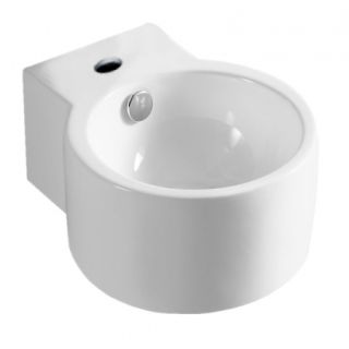 Раковина накладная Azario 27.5х34х15.5 фаянс, цвет Белый матовый (AZ4292)