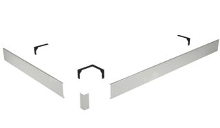 Экран для душевого поддона RGW N/ST-21 W 50231587-01 80x170см белый