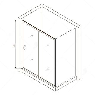 Душевой уголок RGW PA-76 (PA-016 + Z-050-2) 35087629-21 120x90см хром