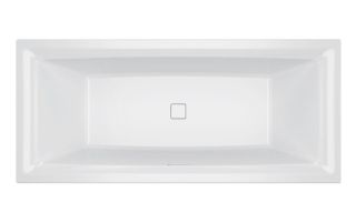 Акриловая ванна Riho Still Square Fall Plug and Play B100061005 L заполнение через перелив 170х75см белый