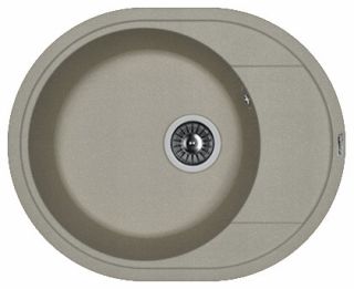 Кухонная мойка Florentina Родос 580 серый шёлк