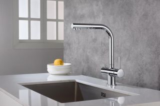 Смеситель для кухни Timo Saona с выдвижной лейкой хром 2356/00FL