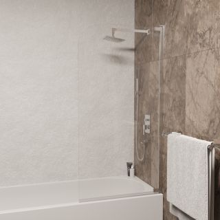 Шторка на ванну RGW SC-01 03110109-11 90см хром