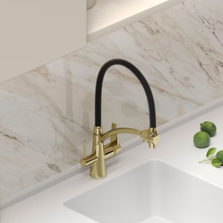 Смеситель для кухни Sancos Eri SC4001ZG полированное золото