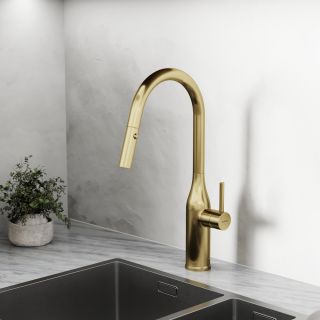 Смеситель для кухни Sancos Grand SC4002BG брашированное золото